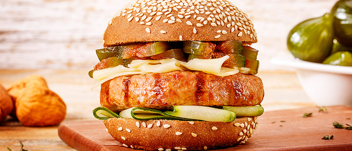 Sizzler Chicken Burger  1/4 