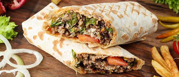 Spicy Mince Wrap 