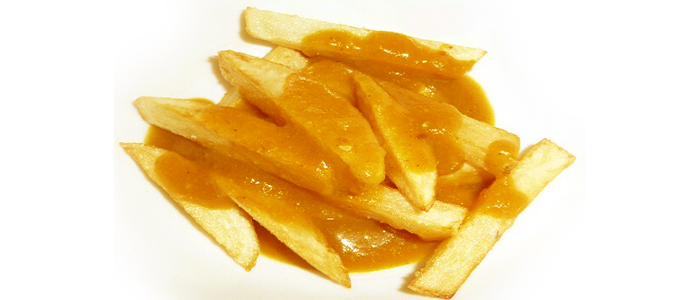 Chips & Curry Sauce  Regular 