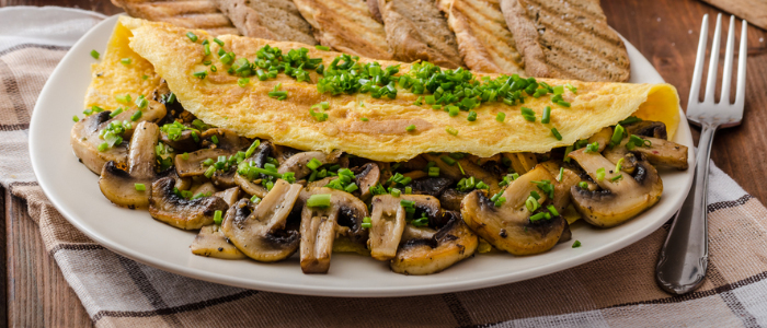 Mushroom Omelette 